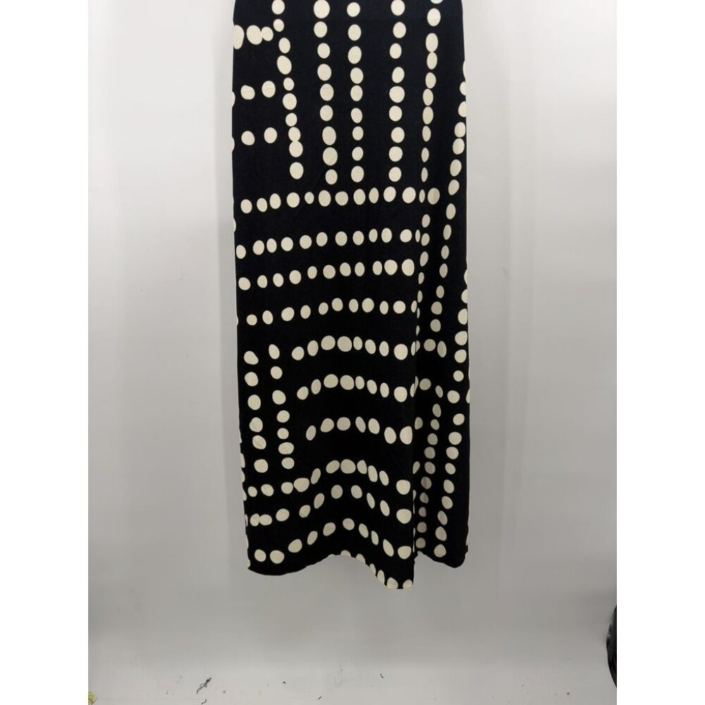 Johanna Ortiz Equatoria Rhythms Midi Dress Black And Ecru Polka Dot Halter Neck - Picture 13 of 16